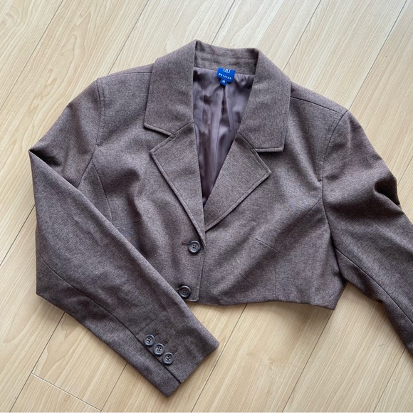 Reworked Cropped Blazer -Size S/M - Picture 3 of 7